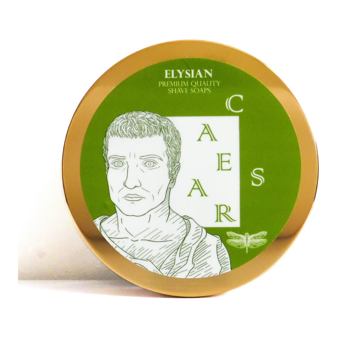 Pasteur Pharmacy Elysian Caesar Shaving Collection set with shaving soap in a 4oz jar and shaving accessories.
