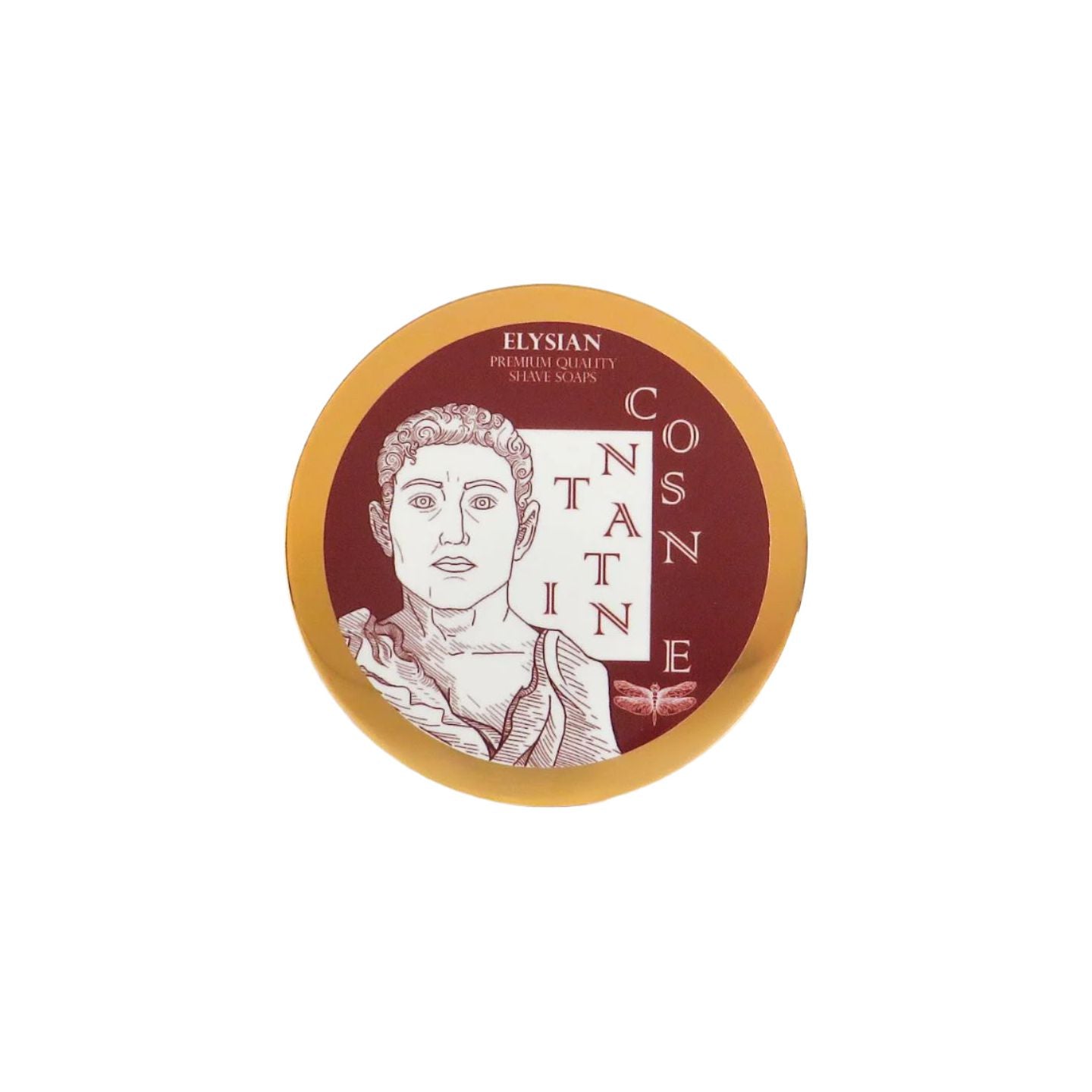 Pasteur Pharmacy Elysian Constantine Shaving Collection with shaving soap in a 4oz tin, featuring a classic grooming set.