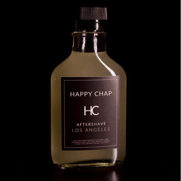 Pasteur Pharmacy Happy Chap Los Angeles Shaving Collection with 4oz shaving soap, featuring a classic shaving set.