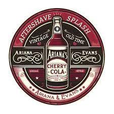 Ariana & Evans Cherry Cola shaving set with shaving soap, brush, and accessories in a stylish collection for grooming.