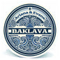 Ariana & Evans Baklava Shaving Collection includes a 5.3 oz shaving soap in a sleek container with a detailed label.