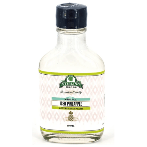 Pasteur Pharmacy Stirling Soap Co. Iced Pineapple shaving set with soap and accessories in a sleek shaving collection.