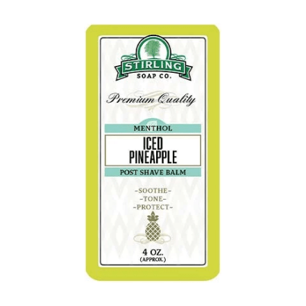 Pasteur Pharmacy Stirling Soap Co. Iced Pineapple shaving set with soap and accessories, featuring tropical pineapple scent and grooming essentials.