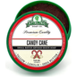 Pasteur Pharmacy Candy Cane Shaving Collection with Stirling Soap Co. shaving soap in a 5.8 oz container and shaving accessories.