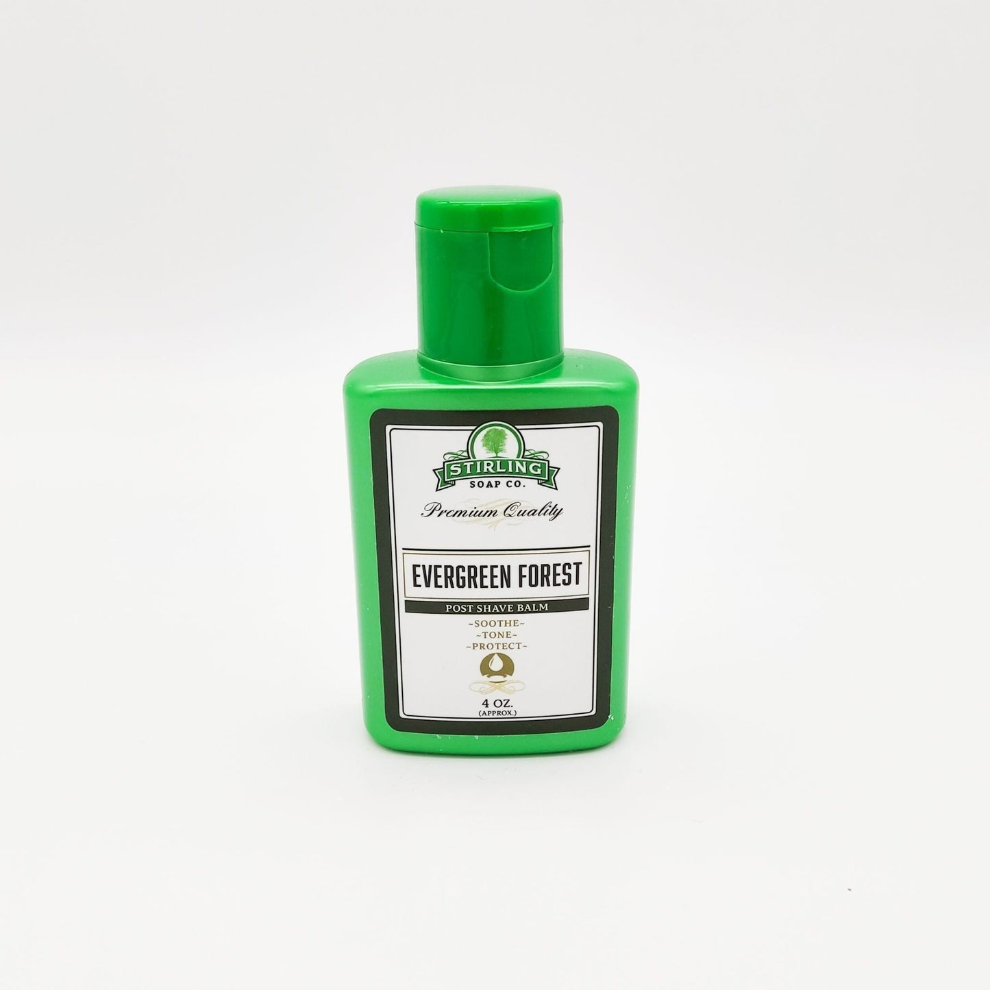 Pasteur Pharmacy Stirling Soap Co. Evergreen Forest shaving set with shaving soap, brush, and accessories in a classic collection.