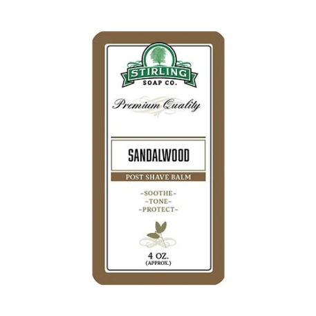 Pasteur Pharmacy Sandalwood Shaving Set with Stirling Soap Co. shaving soap in a 5.8oz jar, grooming essentials for a classic shave.