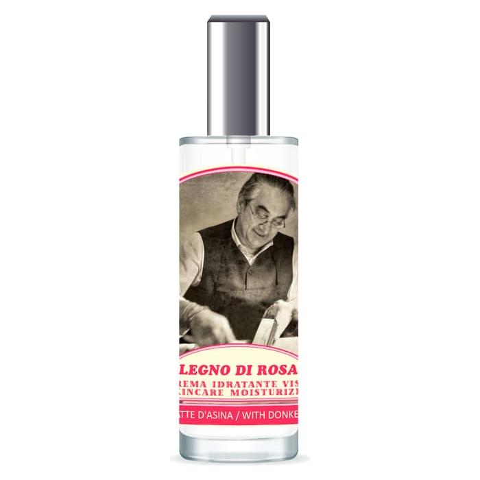 Extro Cosmesi Legno di Rosa shaving set with soap, brush, and accessories for a traditional grooming experience.