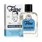 Pasteur Pharmacy Fine Accoutrements Barber Blue Classic Shaving Set with shaving soap, brush, and accessories on a display.
