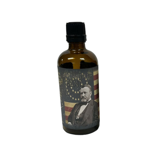 Pasteur Pharmacy Strike Gold Shave Grant Shaving Collection with shaving soap in a 5 oz container, part of a premium shaving set.