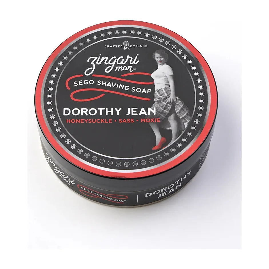 Pasteur Pharmacy Zingari Man Dorothy Jean shaving set with 5 oz shaving soap, grooming essentials for a smooth shave.