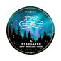 Pasteur Pharmacy Zingari Man The Stargazer shaving set with 5 oz shaving soap and grooming accessories on a display.