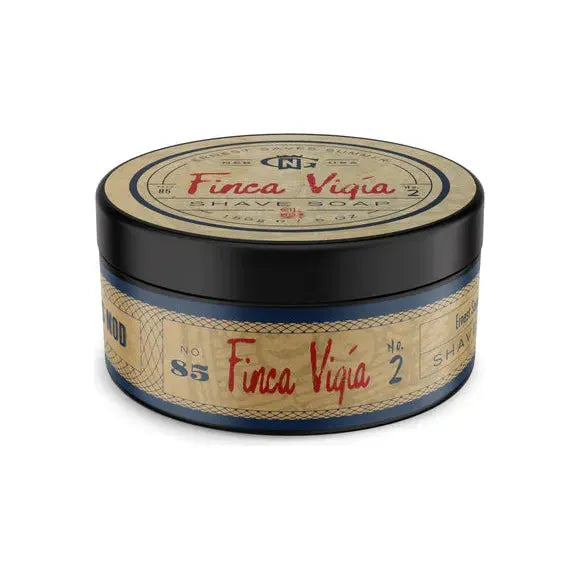 Gentleman's Nod Finca Vigia Shaving Set with shaving soap, brush, and accessories from Pasteur Pharmacy's Ernest Saves Summer collection.