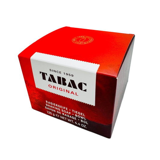 Pasteur Pharmacy Tabac Original Shaving Soap with bowl, 4.4 oz, classic grooming product for a smooth shave