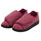 Silverts Dusty Rose slippers in size 11, 2X-wide, showing soft fabric and comfortable slip-on shoe design