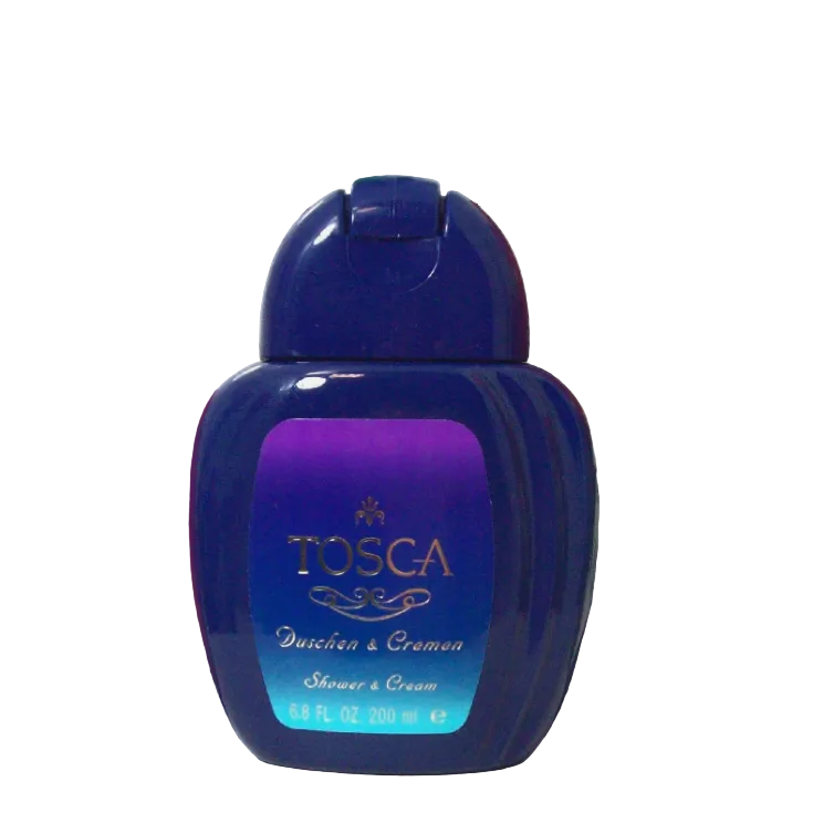 Tosca Shower and Cream by Pasteur Pharmacy, 200 ml bottle with elegant packaging, suitable for cleansing and moisturizing skin.