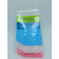 Set of three Pasteur Pharmacy Expressions Shower Caps in clear, waterproof material for hair protection during showers.