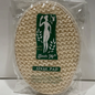 Pasteur Pharmacy Touch Me Sisal Pad, 5x7 inch natural sisal cleansing pad for skincare or exfoliation.