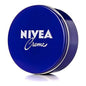 Nivea Creme skin care cream in 75ml jar, smooth and moisturizing for face and body, shown with its packaging.