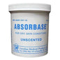 Pasteur Pharmacy Absorbase 4 oz skin care product in a white jar with a blue lid on a clean surface.