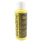 Betadine Skin Cleanser in a 4-ounce bottle, antiseptic hand wash with skin care properties, displayed with label and cap visible.