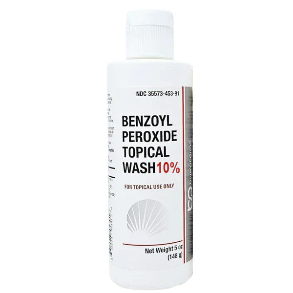 Burelpharma Benzoyl Peroxide 5% Acne Wash in 148g tube, skin care product for acne treatment, by Pasteur Pharmacy