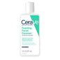 CeraVe Foaming Facial Cleanser in 3 fl oz travel size, liquid skin care product with gentle foaming formula for clean skin
