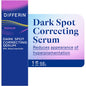 Differin Dark Spot Correcting Serum for acne-prone skin in 1 oz bottle, featuring a sleek skincare product from Pasteur Pharmacy.