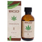 Ecoco Eco Natural Cannabis Sativa Oil 2oz in a clear bottle, used for skincare, with a natural ingredient label.