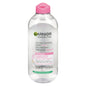 Garnier Skin Active Micellar Cleansing Water All In 1 in a 13.5 fl oz bottle, skincare product for gentle makeup removal and cleansing