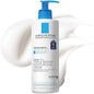 La Roche-Posay Lipikar AP+M Triple Repair Moisturizing Cream in a 13.52 oz jar, skin care product for hydration and skin barrier repair