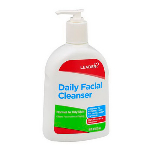 Pasteur Pharmacy LDR Daily Facial Cleanser in 16 fl oz bottle, gentle skin care product for cleansing and refreshing skin.