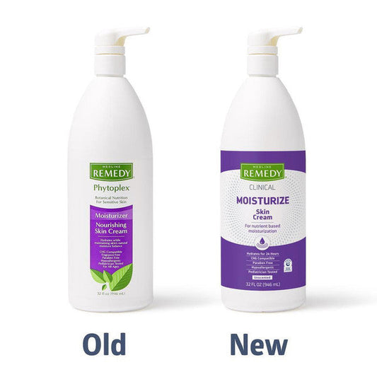 Unscented Medline Remedy Clinical Skin Cream in a 32 oz bottle, ideal for soothing and moisturizing skin care needs.