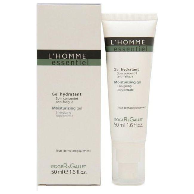 Roger & Gallet Gel Hydrant Energizing Concentrate skin care gel in 50ml jar, revitalizes and hydrates the skin.
