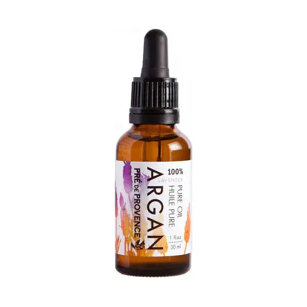 Pre De Provence Argan Pure Oil in a 5oz bottle, natural skin care oil for moisturizing and nourishing skin.