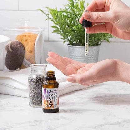 Pre De Provence Argan Pure Oil 5oz, skin care oil with rich argan for nourishing and moisturizing skin.