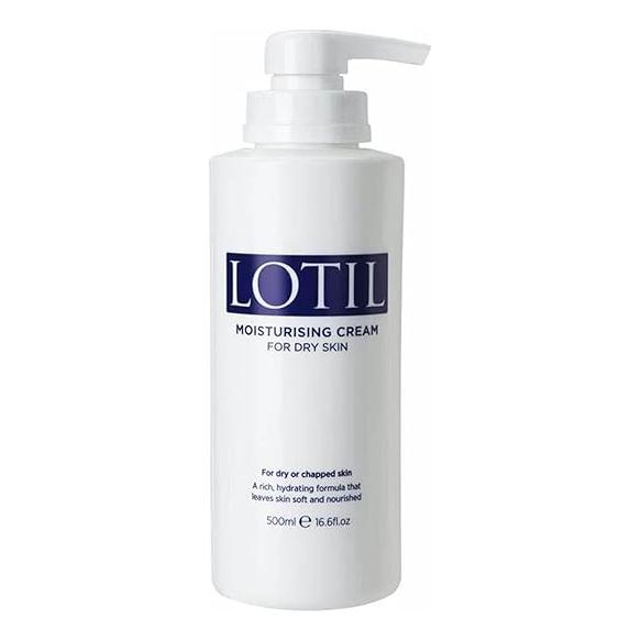 Pasteur Pharmacy Lotil Original Formula Skin Cream 500ml jar, creamy moisturizer for dry and sensitive skin.