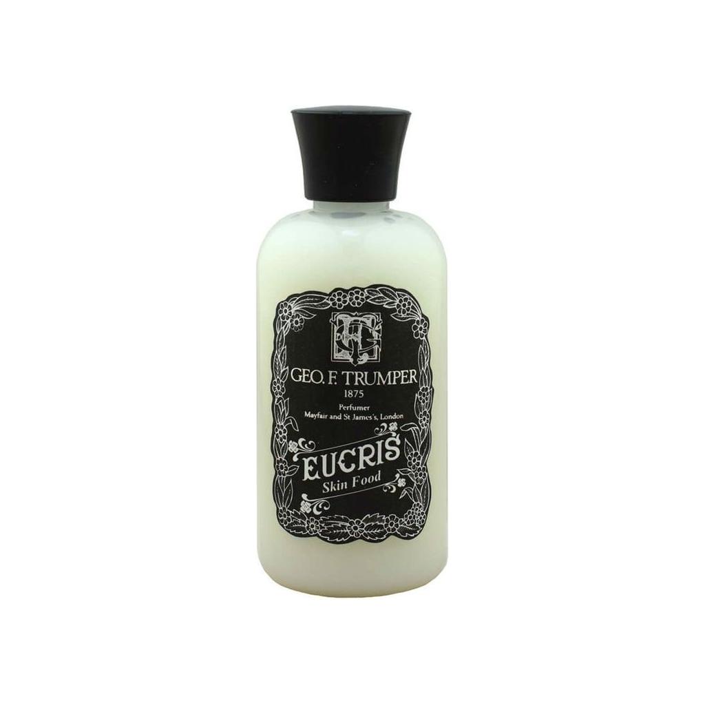 Geo. F. Trumper Eucris Skin Food in 100ml bottle, moisturizing skincare product with elegant packaging.