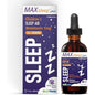 Max Sleep Jr child melatonin sleeping aid bottle from Pasteur Pharmacy, designed for kids' sleep support.