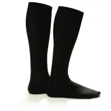 Black Dr Comfort Shape To Fit compression socks in XL with 10-15 mmHg micro-nylon, designed for improved leg support.