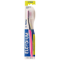 Elgydium X-Trem Teenage Soft Toothbrush in pink and black, designed for gentle cleaning and oral hygiene.