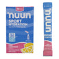 Nuun Sport Hydration Pink Lemonade electrolyte powder drink mix in a colorful packet for sports and energy hydration.