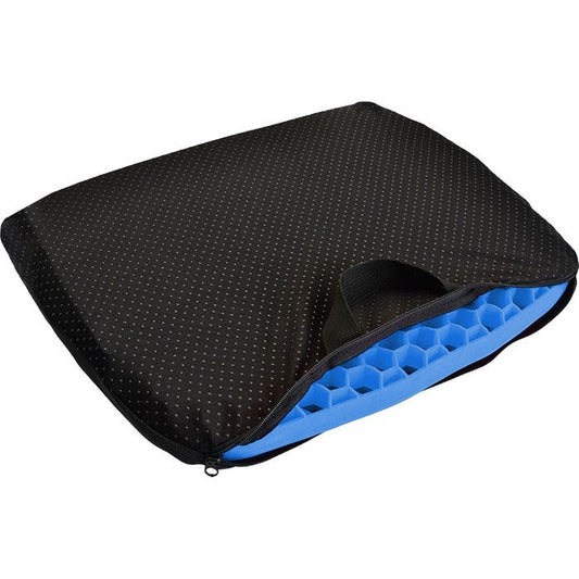 Happy Tush Seat Cushion Gel Cell 2605-R by Pasteur Pharmacy, a comfortable stadium seat cushion with gel support for added comfort.