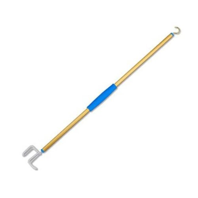 Nova Dressing Stick staff weapon from Pasteur Pharmacy, showing a sleek, durable stick with safety features for defense.