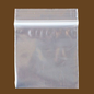 Set of 100 clear 3x3-inch zip lock plastic baggies made of 2 mil poly for storage and organization.