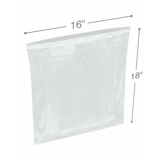 Zip storage bag from Pasteur Pharmacy, 16x18 inches, ideal for organization and secure storage of small items.