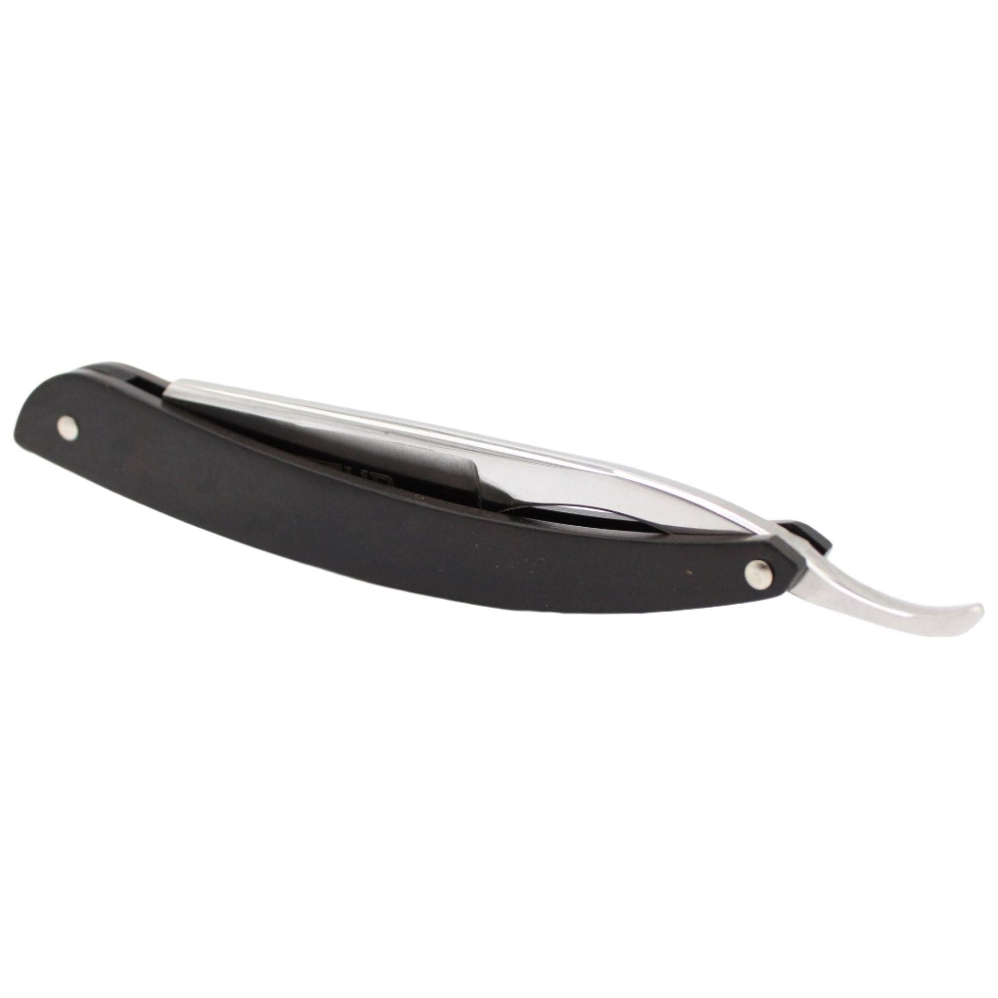 Gotham Pasteur FS-SW-60 straight razor by Pasteur Pharmacy with a sleek metal handle and sharp blade for grooming.