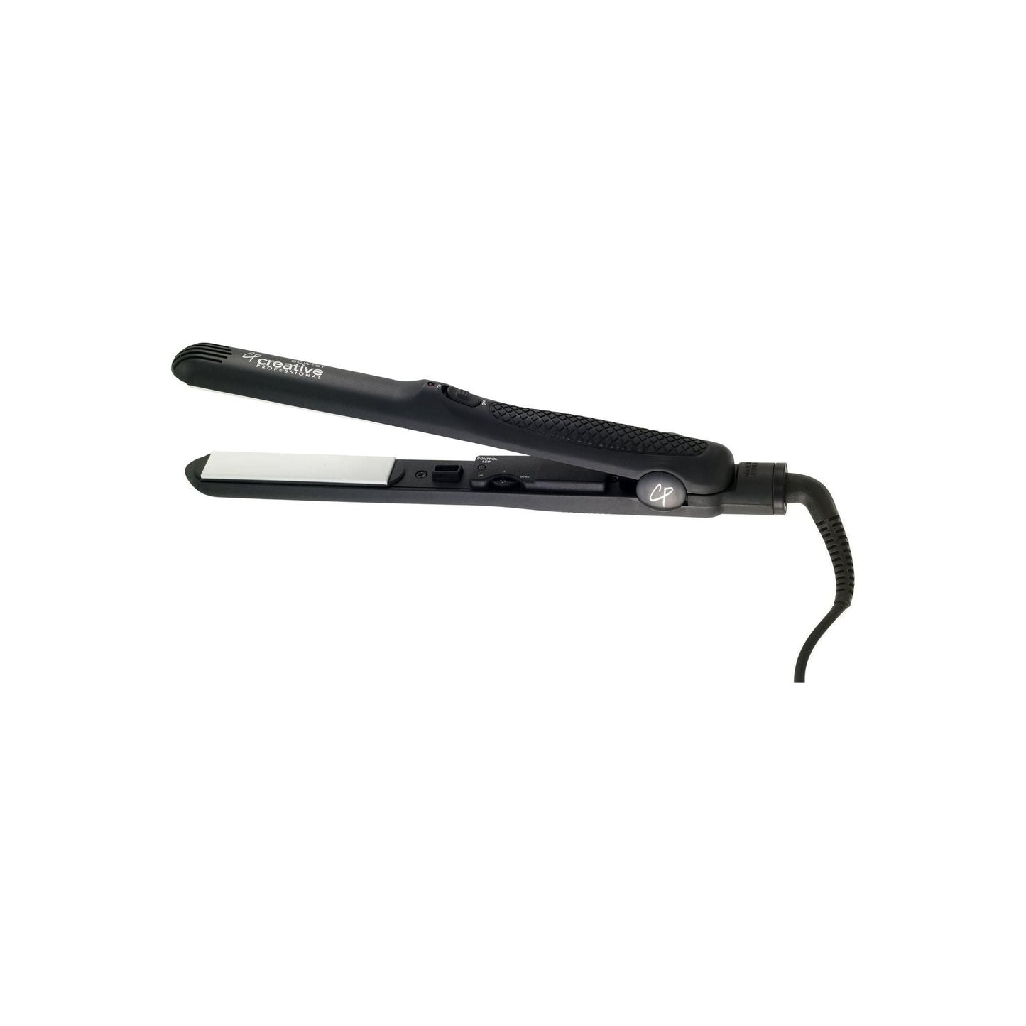 Pasteur Pharmacy styling iron with auto-sleep and auto-restart features, showcasing the sleek design and adjustable temperature controls.