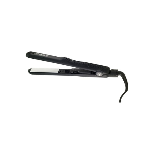 Pasteur Pharmacy styling iron with auto-sleep and auto-restart features, showcasing the sleek design and adjustable temperature controls.