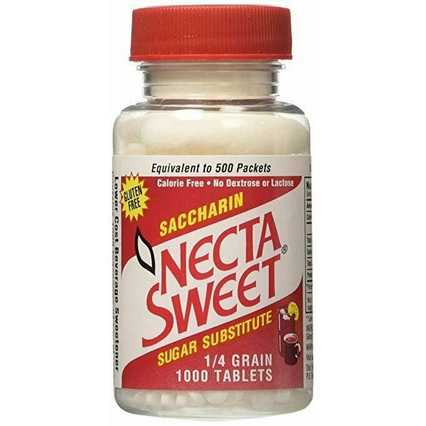 Necta Sweet sugar substitute tablets in a 25g pack, ideal for sweetening beverages, from Pasteur Pharmacy.