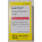Sodium Fluoride 0.5 mg drops in a clear bottle, gluten and lactose free, suitable for sugar and sweetener use, 1-2/3 oz.